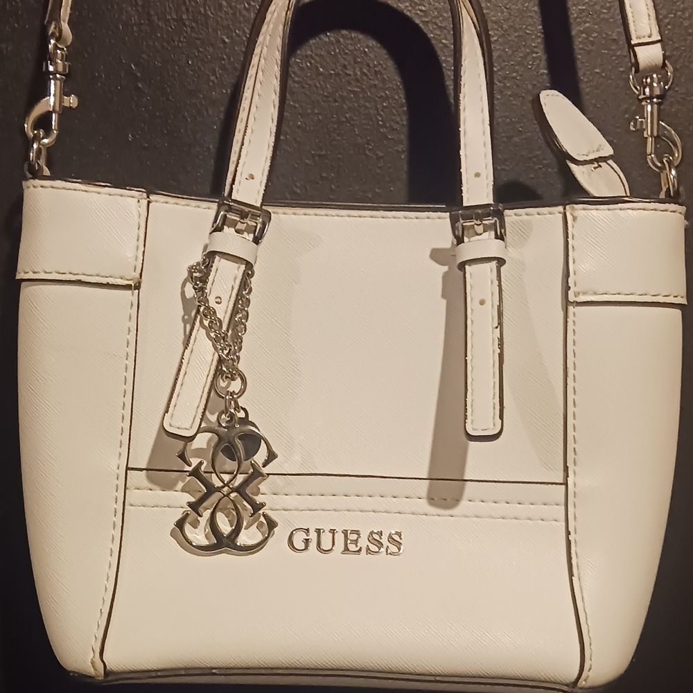 Guess Delaney Mini Tote(White)